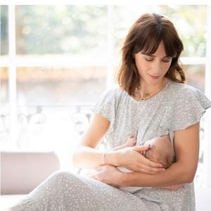 Seraphine Sage maternity and nursing dress